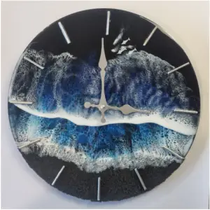 wall clock midnight beach