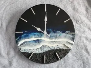 Wall Clock, Black surf beach