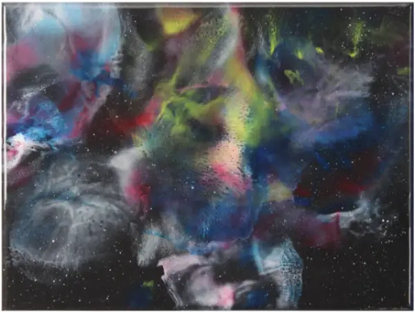 Space Resin art
