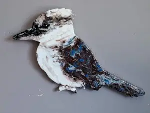 Laughing Kookaburra resin wall art