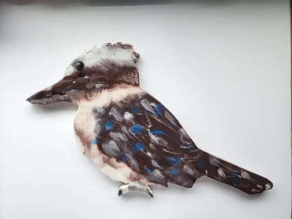 Laughing Kookaburra resin wall art